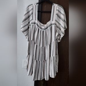 Terra & Sky Multi Color Summer Dress Size 3X